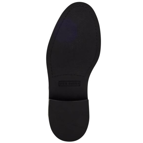 Steve Madden Women's Gaige Leather Wide Calf Tall Riding Boots Black Size 8 1/2 - Picture 5 of 5